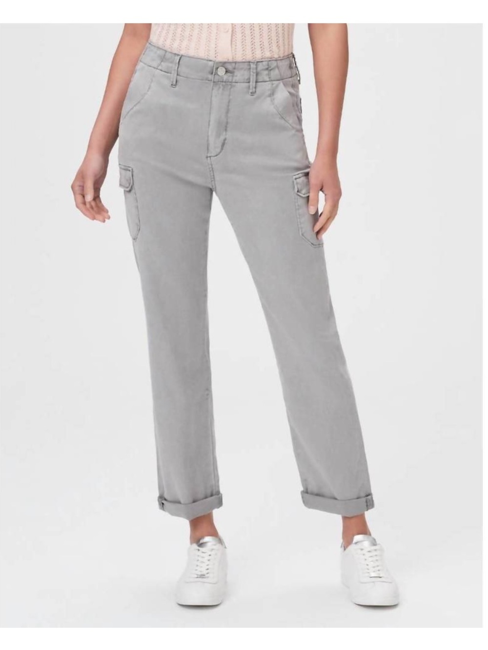 PAIGE drew cargo pant in vintage grey haze